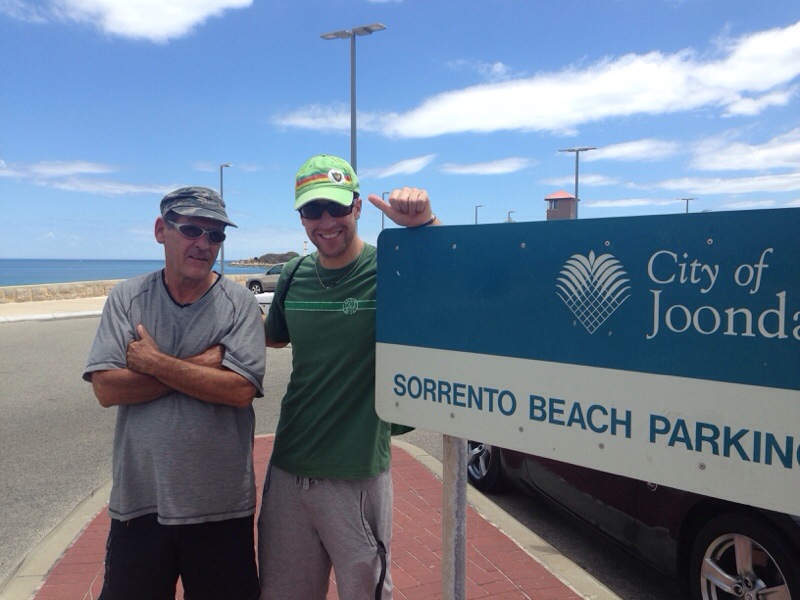 Renato e Murray a Sorrento Beach