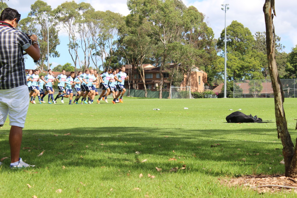Il Sydney FC entra in campo