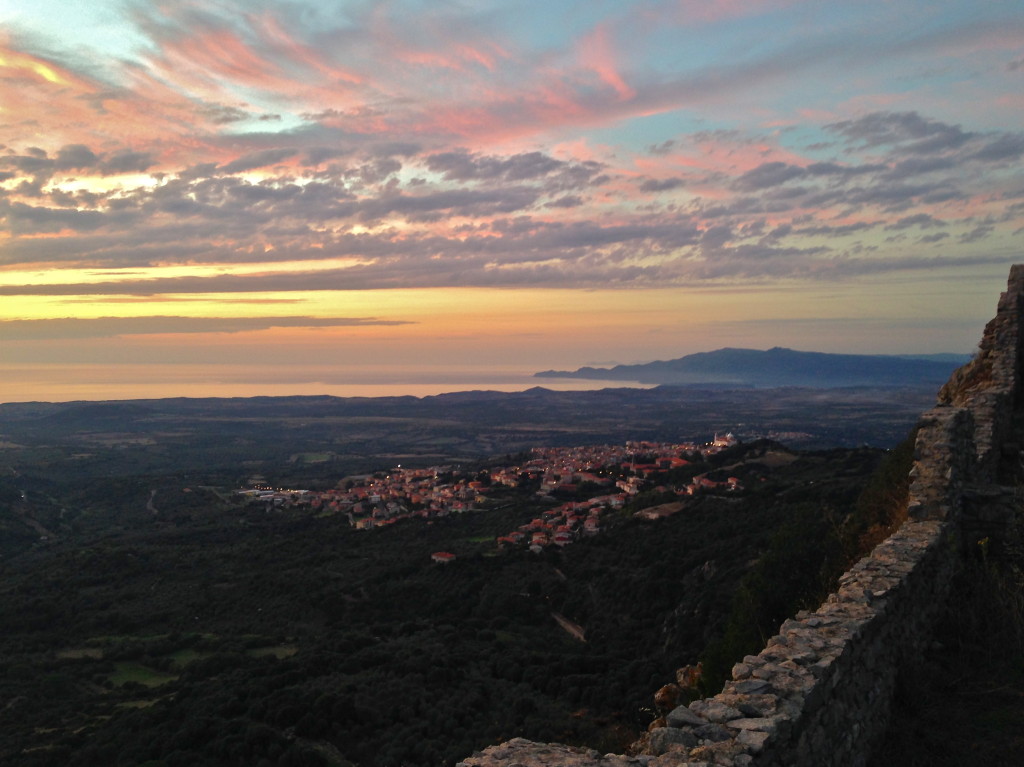 Vista panoramica della costa Ovest della Sardegna